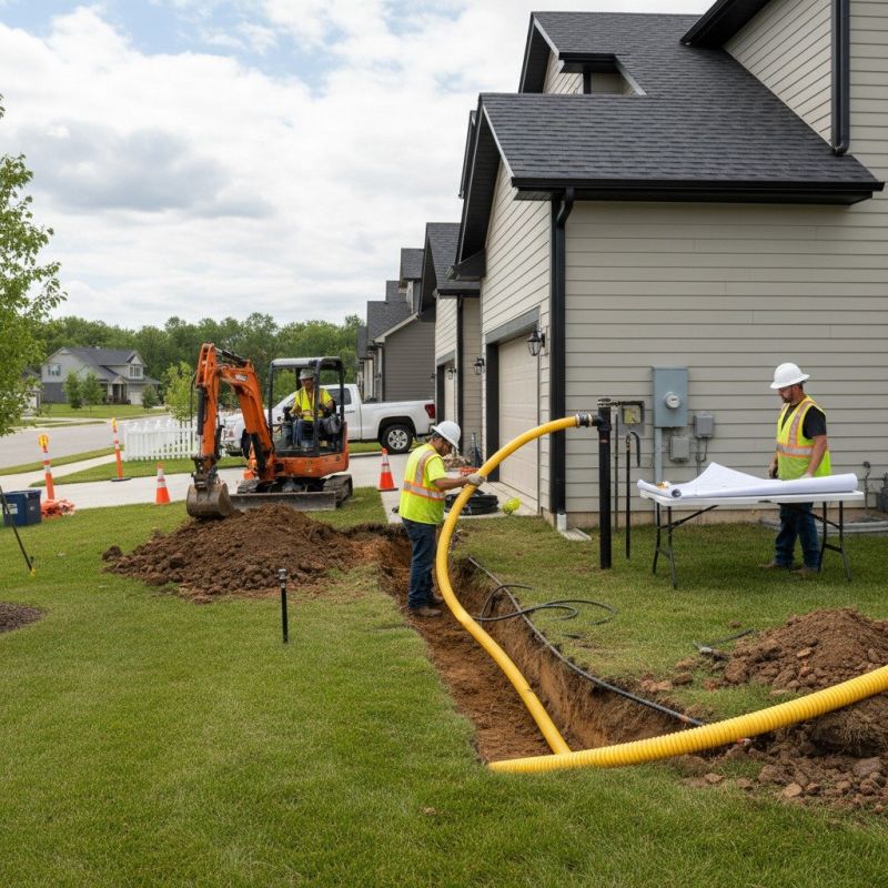 Utility Line Excavation