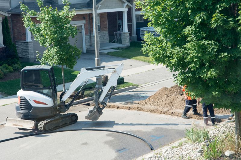 Utility Line Excavation